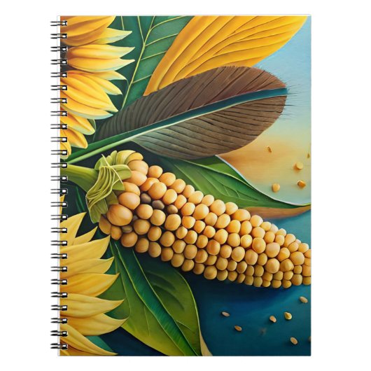 Herbstfeuer Notizblock (Vorderseite)