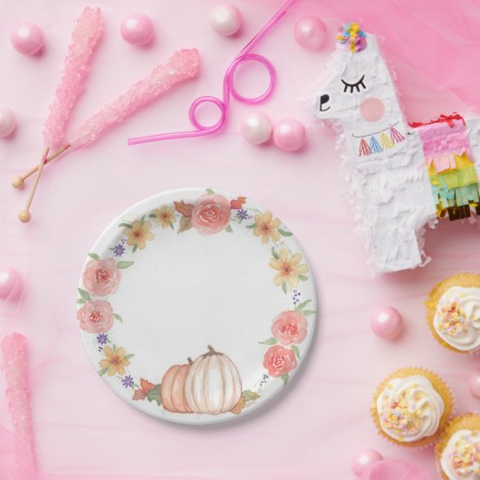 Herbstfeuer Pappteller (Party)