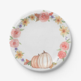 Herbstfeuer Pappteller