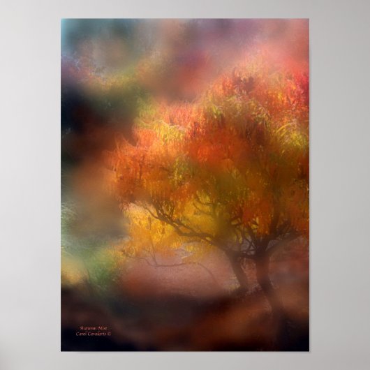 Herbstfeuer-Poster/Print Poster (Vorne)