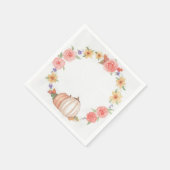 Herbstfeuer Serviette (Ecke)