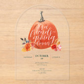 Herbstfeuerwerk Wasserfarbe Pumpen Acryleinladungen (Vorderseite)