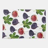 Herbstfiguren Aquarellmalerei Geschirrtuch (Horizontal)