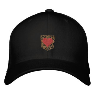 Herbstfiligrane der Liebe Unisex Bestickte Kappe