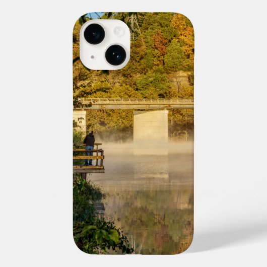 Herbstfischen am Springfield-See Case-Mate iPhone Hülle (Rückseite)