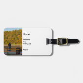 Herbstfischen Springfield Gepäckanhänger (Vorderseite horizontal)