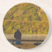 Herbstfischen Springfield Getränkeuntersetzer (Vorne)