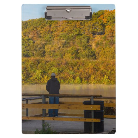 Herbstfischen Springfield Klemmbrett (Vorderseite)