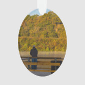 Herbstfischen Springfield Ornament (Vorderseite)