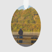 Herbstfischen Springfield Ornament (Rückseite)