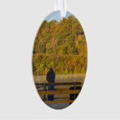 Herbstfischen Springfield Ornament (Vorderseite)