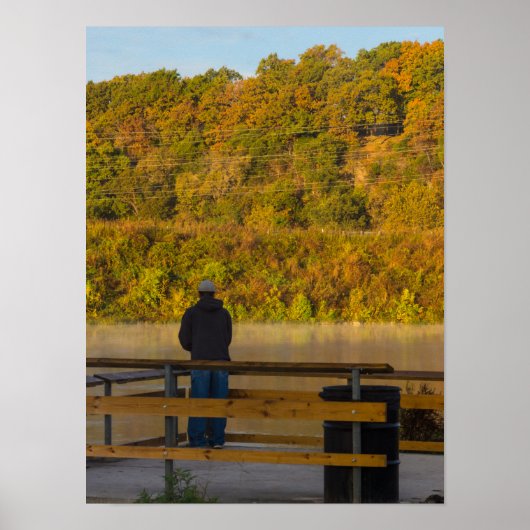 Herbstfischen Springfield Poster (Vorne)