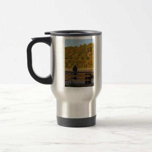 Herbstfischen Springfield Reisebecher (Links)