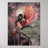 Herbstflame Fantasy Fairy Art Poster (Vorne)