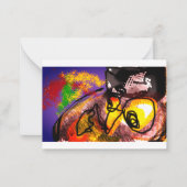 Herbstfliege Mitteilungskarte (Vorderseite)