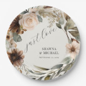 Herbstflippe-Herbstflirten Pappteller (Vorderseite)