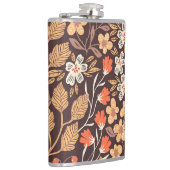 Herbstflora: Vintages nahtloses Muster Flachmann (Rechts)