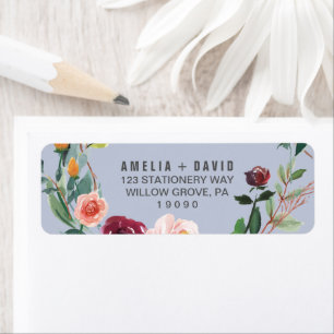 Herbstfloral Dusty Blue Wedding