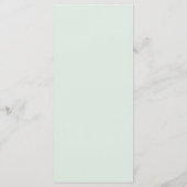 Herbstfloral Pumpkin Erntedank Dinner Menükarte (Rückseite)