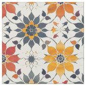 Herbstfloral Tile Stoff (Nahaufnahme)