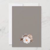 Herbstflorale 80. Geburtstagsparty Einladung (Rückseite)