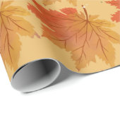 Herbstflorale Erntedank Geschenkpapier (Rolleneckpunkt)