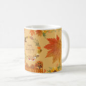Herbstflorale Erntedank Kaffeetasse (VorderseiteRechts)