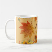 Herbstflorale Erntedank Kaffeetasse (Links)