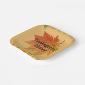 Herbstflorale Erntedank Pappteller (Gewinkelt)