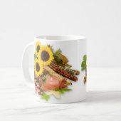 Herbstflorale Erweiterung Kaffeetasse (Vorderseite Links)