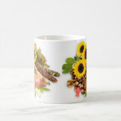Herbstflorale Erweiterung Kaffeetasse (Mittel)