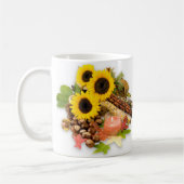 Herbstflorale Erweiterung Kaffeetasse (Links)