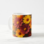 Herbstflorale Fusion Kaffeetasse (Vorderseite Links)
