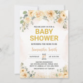 Herbstflorale Herbstdusche Einladung (Vorderseite)