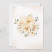 Herbstflorale Herbstdusche Einladung (Rückseite)