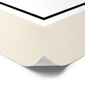 Herbstflorale Hochzeit Begrüßung Poster (Ecke)