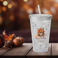 Herbstflorale Hütte Core Teacup Geburtstags-Tee-Pa