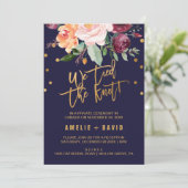 Herbstflorale wir tippen den Empfang der Knochener Einladung (Stehend Vorderseite)