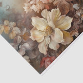 Herbstfloraler Erntedank Halloween Seidenpapier (Ausschnitt)