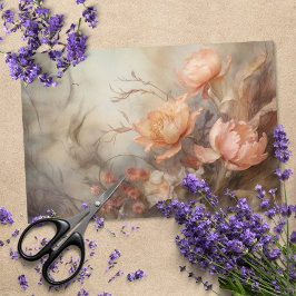 Herbstfloraler Erntedank Halloween Seidenpapier