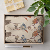 Herbstfloraler Pinecon Geschenkpapier Seidenpapier (Geschenk)