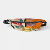 Herbstfloralflüster Bauchtasche (Vorderseite)