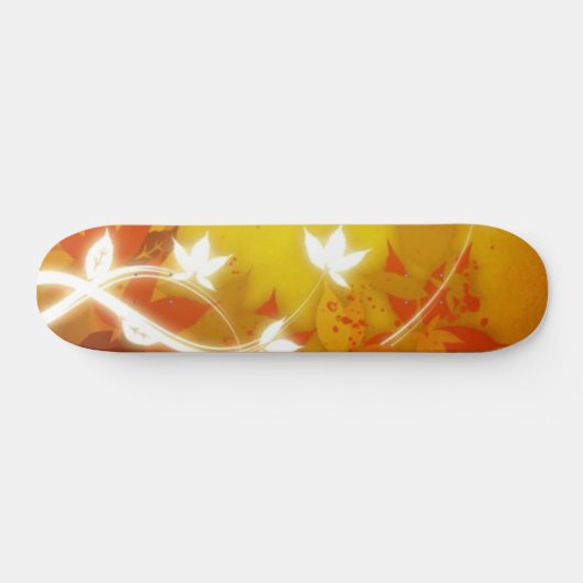 Herbstfloralskateboard Skateboard (Horizontal)