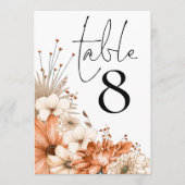 Herbstflorfolien-Tischnummer (Vorderseite)