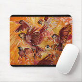 Herbstflug im Herbst Mousepad (Mit Mouse)