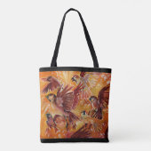 Herbstflug im Herbst Tasche (Rückseite)