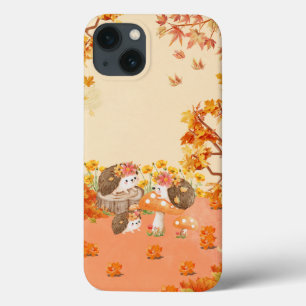 Herbstflügler: Igel in einem gemütlichen Wald Case-Mate iPhone Hülle