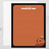 Herbstflügler - Orange - Blattpapier (Vorne/Hinten)