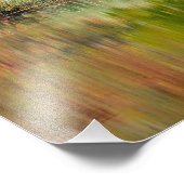 Herbstfluss Fotodruck (Ecke)