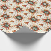 Herbstflüster: Bläsergeometrische Mischung Geschenkpapier (Ecke)